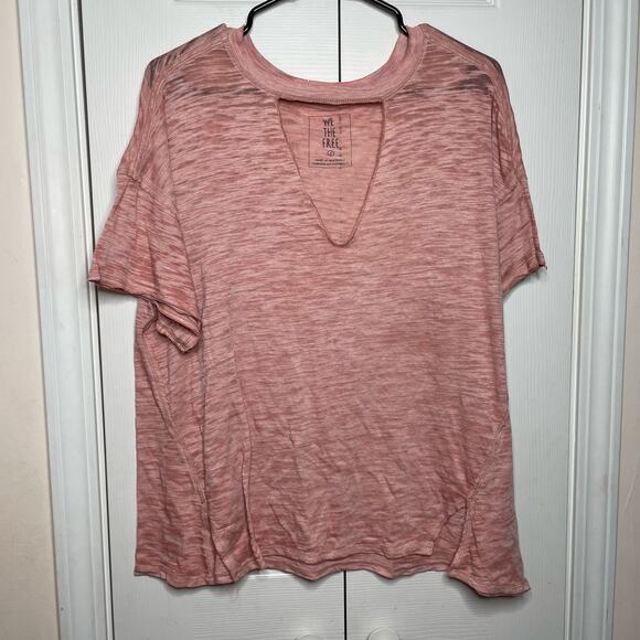 We the Free Burn Out Tee Shirt Size Small Oversized Cutout - Picture 1 of 3